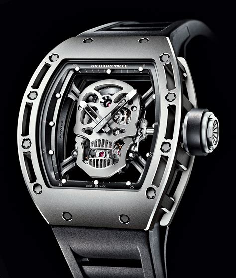 richard mille skull watch